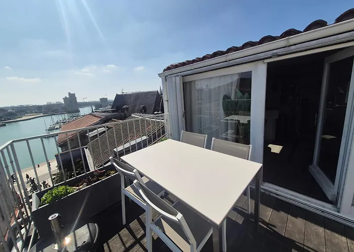 Lejlighed Morena - Superbe Duplex, Terrasse Avec Vue Mer, Wifi, Climatisation La Rochelle (Charente-Maritime)